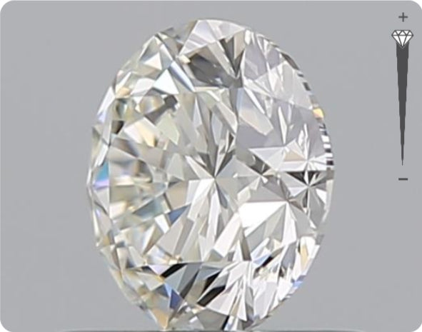 Natürlicher 0.70ct GIA Diamant | Farbe F | Reinheit VVS1 | Rundschliff | EX EX EX #D10494