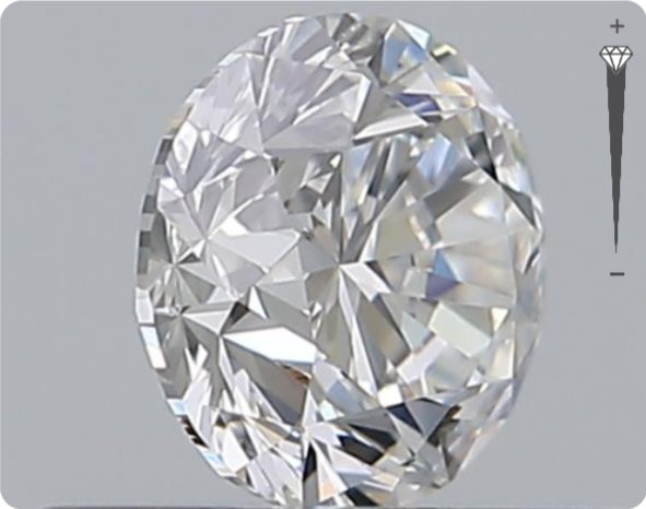Natürlicher 0.50ct GIA Diamant | Farbe D | Reinheit IF | Rundschliff | VG EX EX #D10500