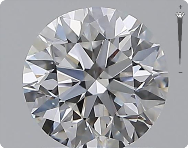 Natürlicher 0.90ct GIA Diamant | Farbe D | Reinheit VS2 | Rundschliff | EX EX EX #D10517