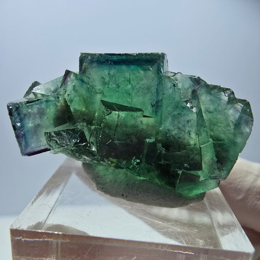 Rare Fluorite Cube Specimen, green purple Okorusu, Namibia 37*21*18mm 