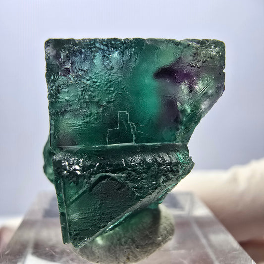 Rare Fluorite Cube Specimen, green purple Okorusu, Namibia 28*21*21mm 