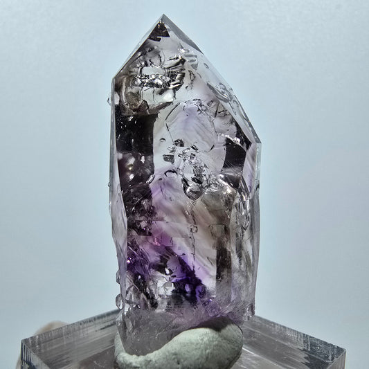 Enhydro Phantom Amethyst with Analcim Streep Mine, Goboboseb, Namibia 42*17*17mm 