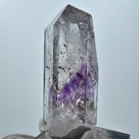 Enhydro Harlequin Phantom Amethyst, 2x Bubble Streep Mine Gobo. Namibie 43 x 15 x 14 mm 