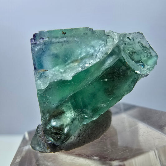 Phantom Fluorit Würfel Stufe, grün parkettiert Okorusu, Namibia 22*20*18mm