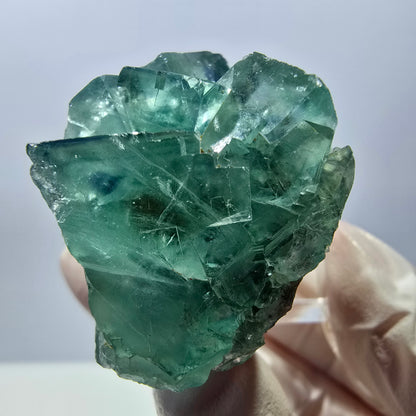 Spécimen de cube de fluorite fantôme, parquet vert Okorusu, Namibie 37 x 30 x 27 mm 