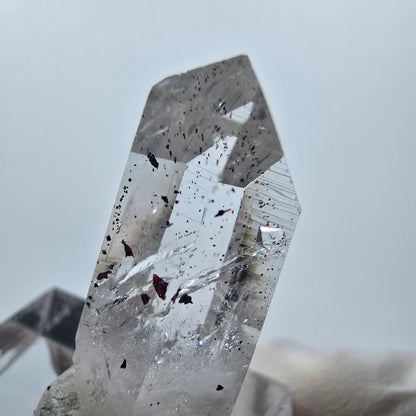 Quartz clair Harlequin Point Streep Mine, Goboboseb, Namibie 29 x 11 x 10 mm 