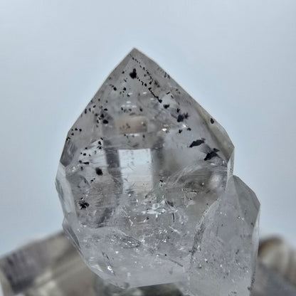 Quartz clair Harlequin Point Streep Mine, Goboboseb, Namibie, 30 x 19 x 11 mm 