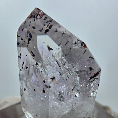 Mine d'améthyste fantôme Enhydro Harlequin, Goboboseb, Namibie, 29 x 20 x 13 mm 