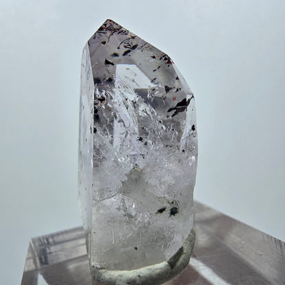Mine d'améthyste fantôme Enhydro Harlequin, Goboboseb, Namibie, 29 x 20 x 13 mm 
