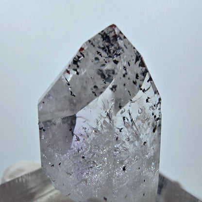 Mine d'améthyste fantôme Enhydro Harlequin, Goboboseb, Namibie, 29 x 20 x 13 mm 