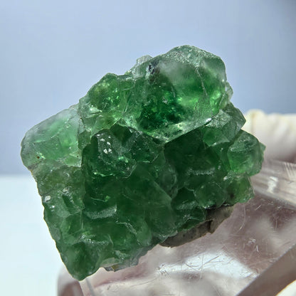 Phantom Fluorit, Schörl Turmalin Stufe, grün Erongo, Namibia 28*20*14mm