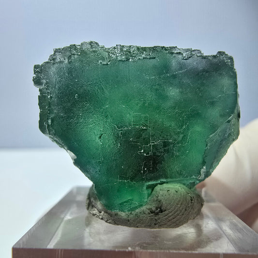 Phantom Fluorit Würfel Stufe, parkettiert grün Okorusu, Namibia 30*28*24mm