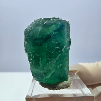 Klarer Phantom Fluorit Würfel parkettiert, grün Okorusu, Namibia 36*32*19mm