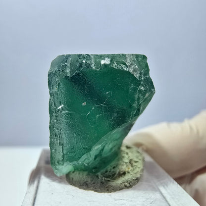 Klarer Phantom Fluorit Würfel parkettiert, grün Okorusu, Namibia 32*25*19mm