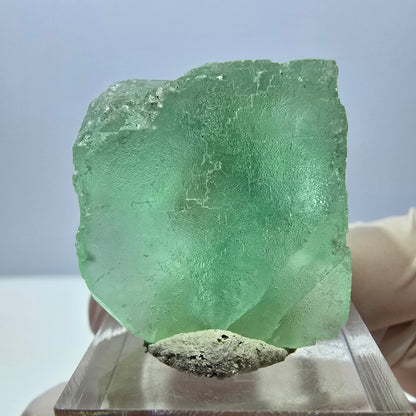 Klarer Phantom Fluorit Würfel parkettiert, grün Okorusu, Namibia 28*27*24mm
