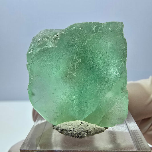 Klarer Phantom Fluorit Würfel parkettiert, grün Okorusu, Namibia 28*27*24mm