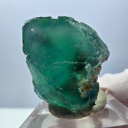 Klarer Phantom Fluorit Würfel parkettiert, grün Okorusu, Namibia 26*24*22mm