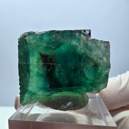 Klarer Phantom Fluorit Würfel parkettiert, grün Okorusu, Namibia 29*25*24mm