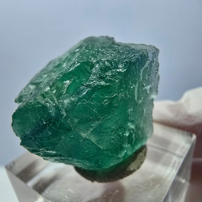 Klarer Phantom Fluorit Würfel parkettiert, grün Okorusu, Namibia 25*24*21mm