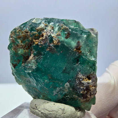 Klarer Phantom Fluorit Würfel parkettiert, grün Okorusu, Namibia 31*30*20mm