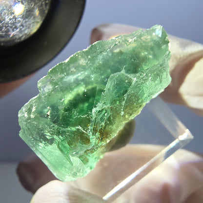 Klarer Phantom Fluorit Würfel parkettiert, grün Okorusu, Namibia 25*23*16mm