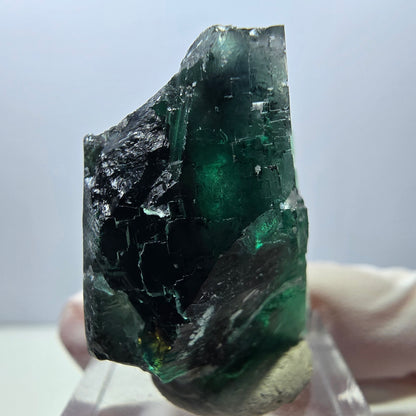 Klarer Phantom Fluorit Würfel parkettiert, grün Okorusu, Namibia 37*32*28mm
