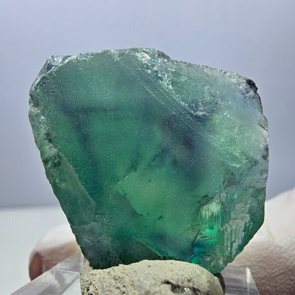 Klarer Phantom Fluorit Würfel parkettiert, grün Okorusu, Namibia 31*30*15mm