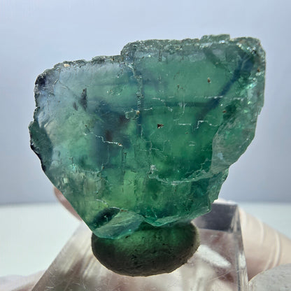 Klarer Phantom Fluorit Würfel parkettiert, grün Okorusu, Namibia 31*30*15mm