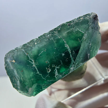Klarer Phantom Fluorit Würfel parkettiert, grün Okorusu, Namibia 31*30*15mm
