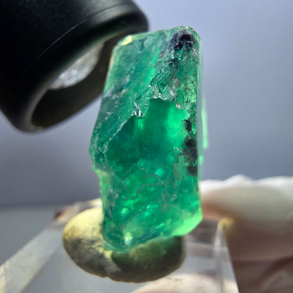 Klarer Phantom Fluorit Würfel parkettiert, grün Okorusu, Namibia 31*30*15mm