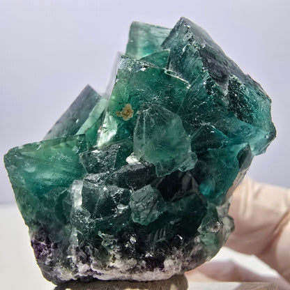 Klarer Phantom Fluorit Würfel parkettiert, grün Okorusu, Namibia 48*29*29mm