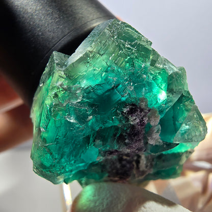 Klarer Phantom Fluorit Würfel parkettiert, grün Okorusu, Namibia 48*29*29mm