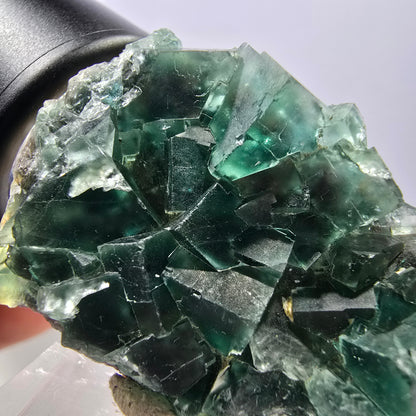 Klarer Phantom Fluorit Würfel parkettiert, grün Okorusu, Namibia 46*30*12mm