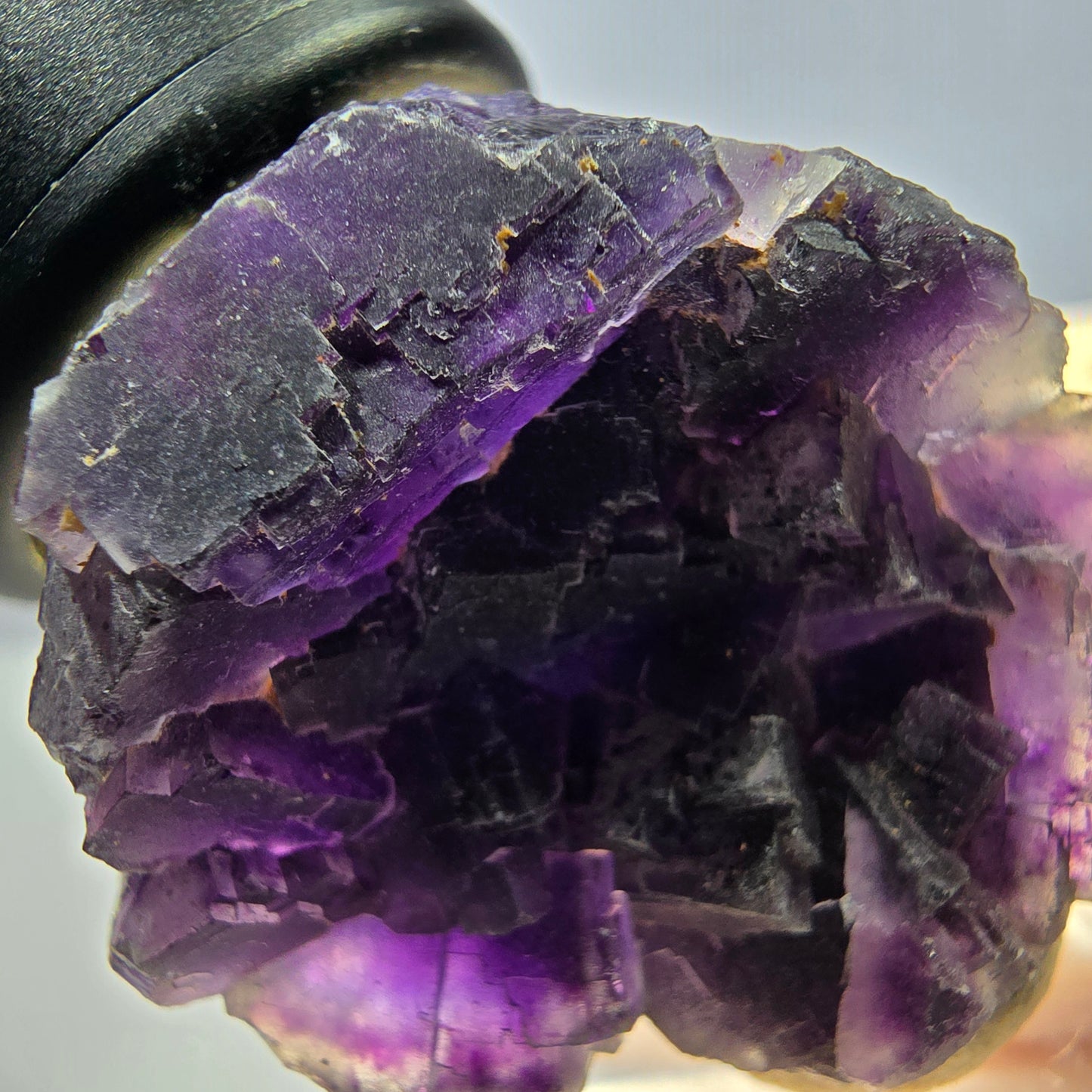 Phantom Fluorit Würfel Stufe, lila Okorusu, Namibia 35*31*16mm