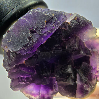Phantom Fluorit Würfel Stufe, lila Okorusu, Namibia 35*31*16mm