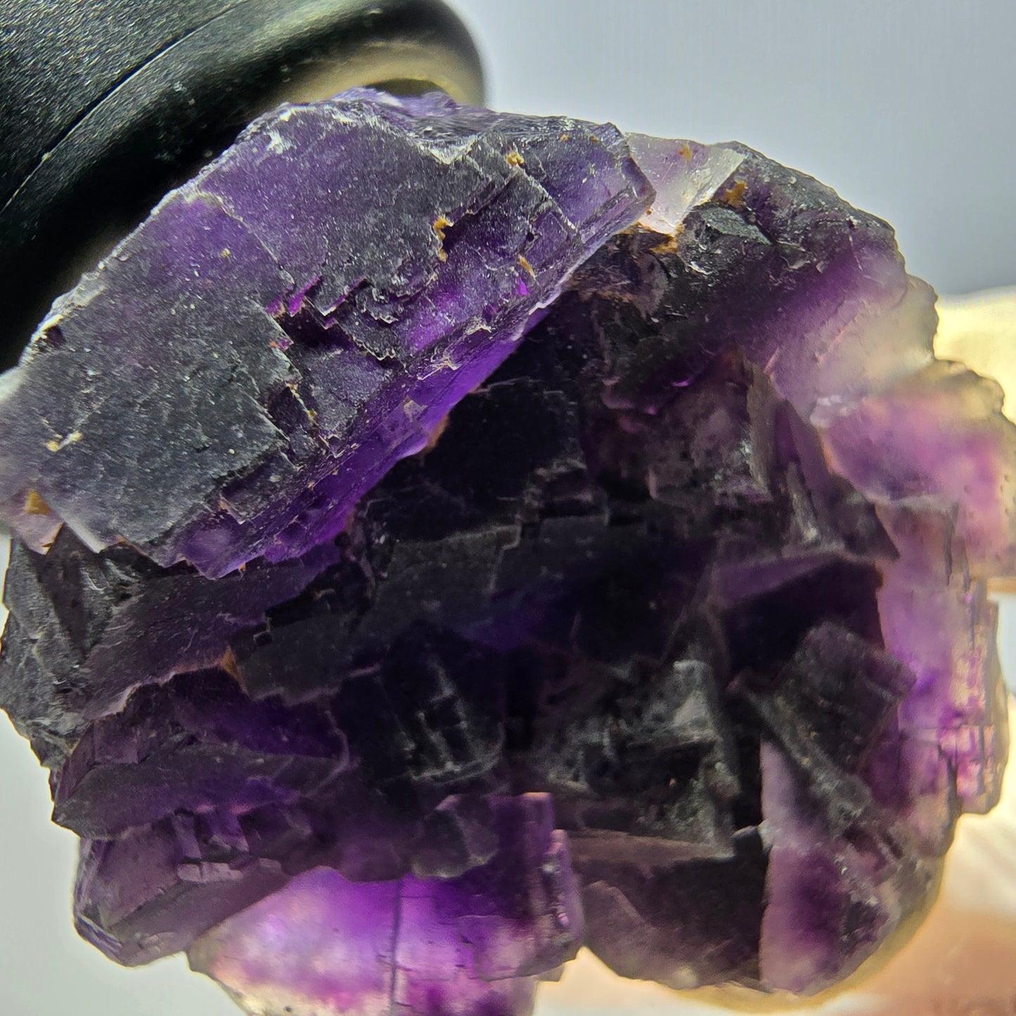 Phantom Fluorit Würfel Stufe, lila Okorusu, Namibia 35*31*16mm