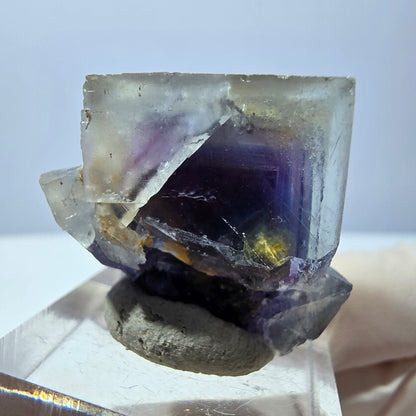 Phantom Fluorit Würfel Stufe, lila Okorusu, Namibia 30*26*19mm