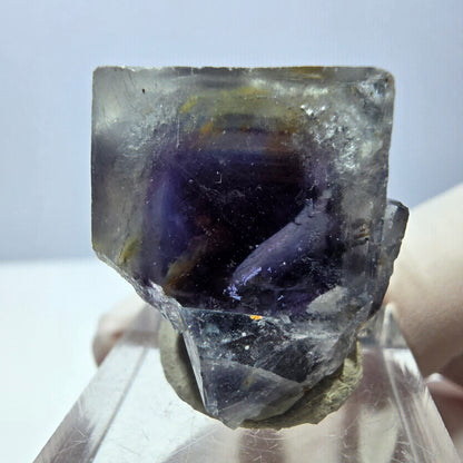 Phantom Fluorit Würfel Stufe, lila Okorusu, Namibia 30*26*19mm