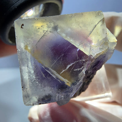 Phantom Fluorit Würfel Stufe, lila Okorusu, Namibia 30*26*19mm