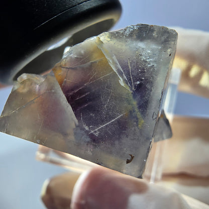 Phantom Fluorit Würfel Stufe, lila Okorusu, Namibia 30*26*19mm