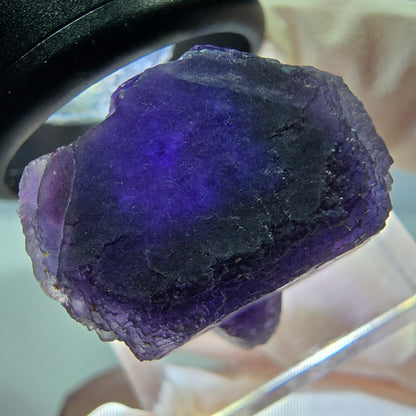 Phantom Fluorit Würfel Stufe, lila Okorusu, Namibia 21*20*19mm
