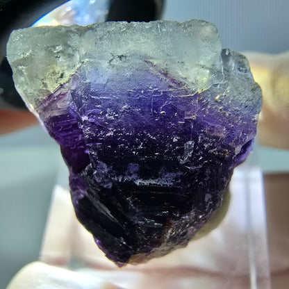 Phantom Fluorit Würfel Stufe, lila Okorusu, Namibia 24*23*23mm