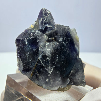 Phantom Fluorit Würfel Stufe, grün lila Okorusu, Namibia 36*32*23mm
