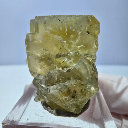 Phantom Fluorit Würfel Stufe, gelb Okorusu, Namibia 28*27*22mm