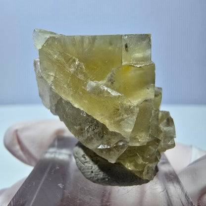 Phantom Fluorit Würfel Stufe, gelb Okorusu, Namibia 28*27*22mm