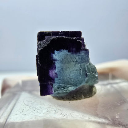 Phantom Fluorit Würfel parkettiert, grün lila Okorusu, Namibia 12*12*11mm