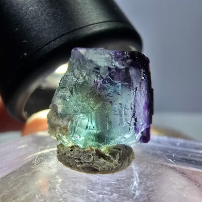 Phantom Fluorit Würfel parkettiert, grün lila Okorusu, Namibia 12*12*11mm