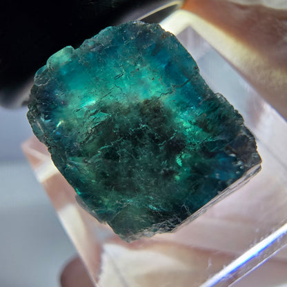 Phantom Fluorit Würfel parkettiert, grün lila Okorusu, Namibia 16*16*14mm
