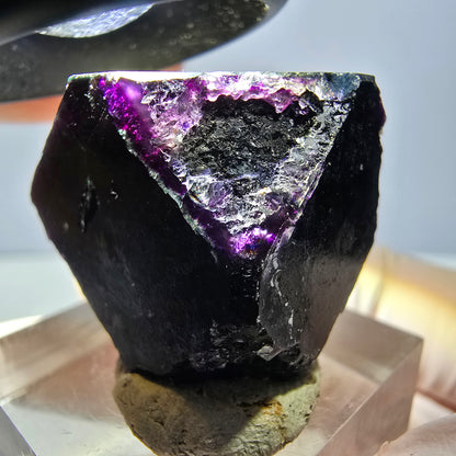Phantom Fluorit Würfel, lila grün Okorusu, Namibia 27*27*18mm
