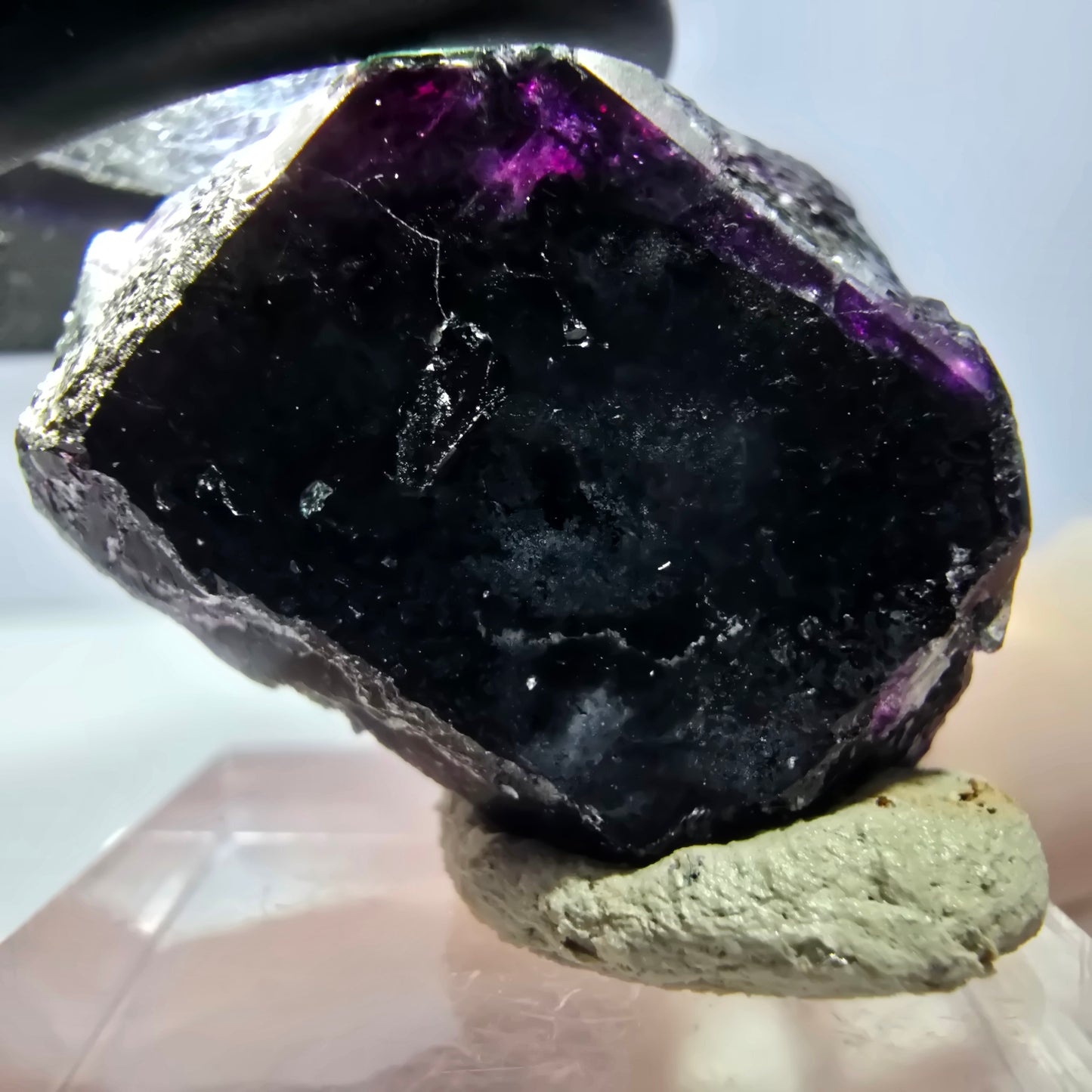 Phantom Fluorit Würfel, lila grün Okorusu, Namibia 27*27*18mm